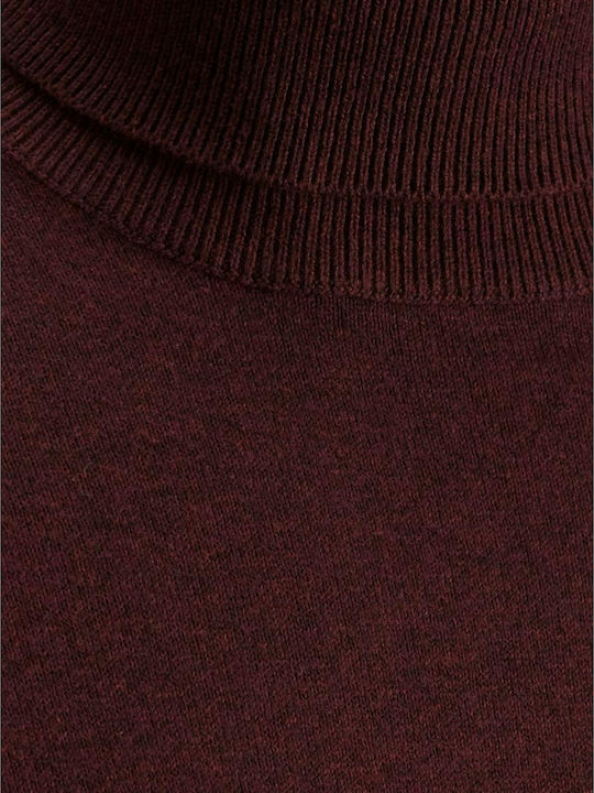 Rollneck Long Sleeve Sweater Port Royale Burgundy