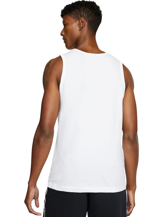 Nike Sportswear Ανδρική Μπλούζα Αμάνικη Λευκή