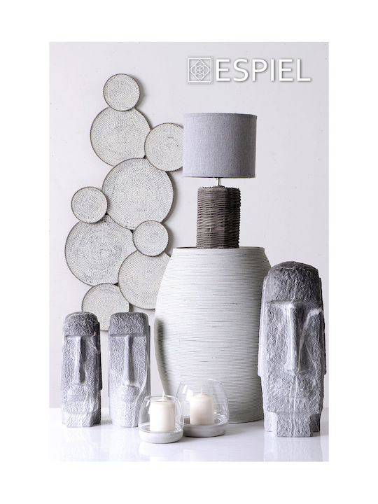 Espiel Decorative Bust made of Concrete Moai 12.5x11x27cm 1pcs