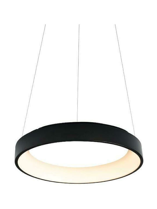 Aca Pendant Light LED with Warm White Light Black