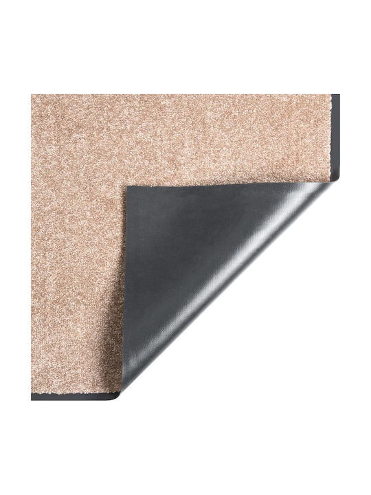 vidaXL Entrance Mat Carpet with Anti-slip Backing Beige 80x120cm