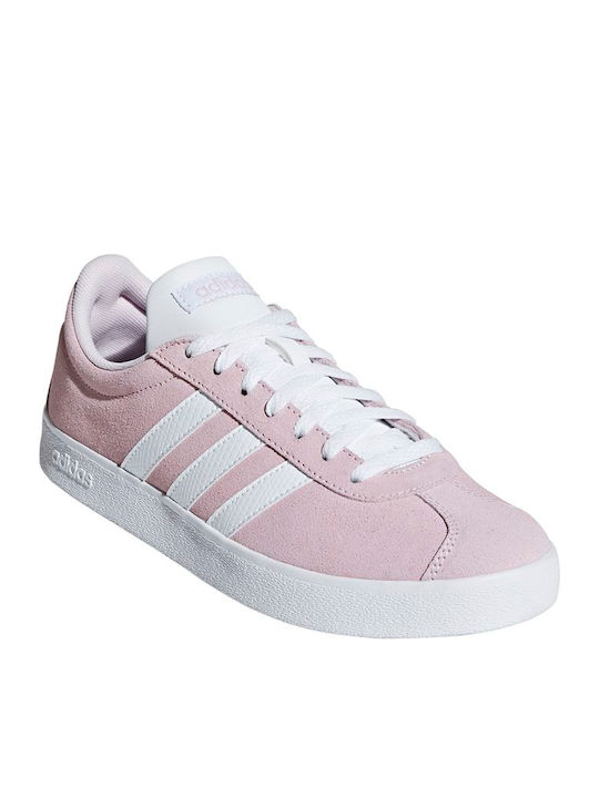 Adidas VL Court 2.0 Γυναικεία Sneakers Aero Pink / Cloud White / Light Granite