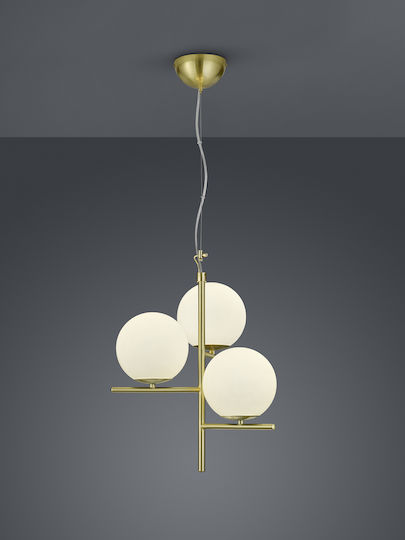 Trio Lighting Pure Verstellbar Hängelampe Bronze mit Fassung E14, E.14 40cm.