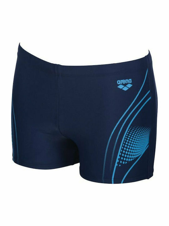 Arena Fairness Short Herren Badebekleidung Shorts Marineblau mit Mustern