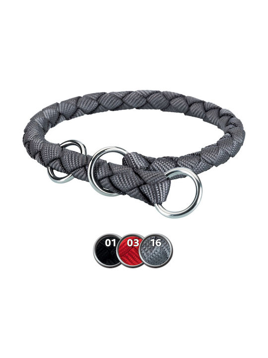 Trixie Semi Cavo Hundehalsband aus Nylon in Schwarz Farbe Klein 12mm x 35 - 41cm 143701