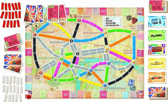 Επιτραπέζιο Παιχνίδι Ticket to Ride London για 2-4 Παίκτες 8+ Ετών (EN) Days of Wonder