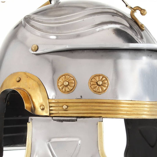Karneval Ritter-Helm Silber 1Stück