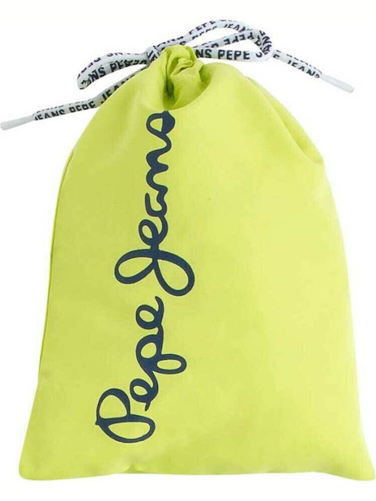 Gold Maxi Logo Men's Swimwear Shorts Yellow