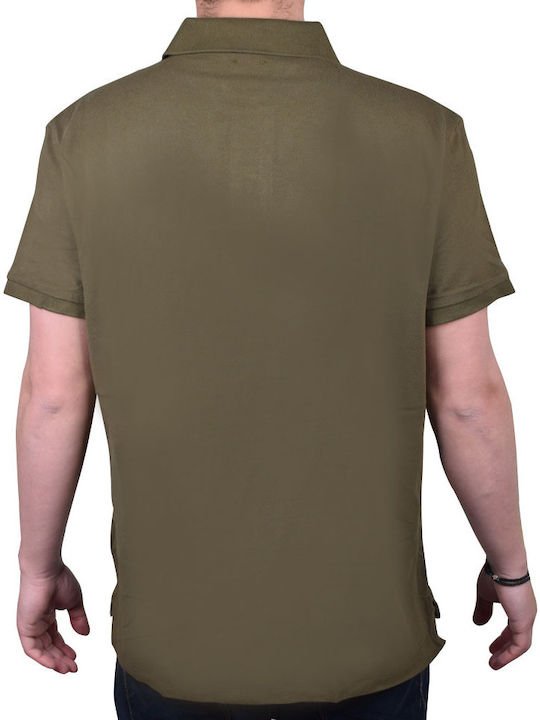 Ralph Lauren Ανδρικό T-shirt Κοντομάνικο Polo Χακί