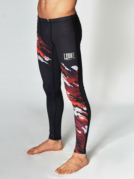 Leone Neo Camo Long Men Martial Arts Leggings Black