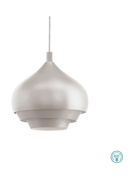 Eglo Camborne Pendant Light Single-Light for Socket E27 Silver