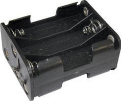 Μπαταριοθηκη 6 Μπαταριων AA Με Solder Lug BH0021B LZ (01.145.0024)