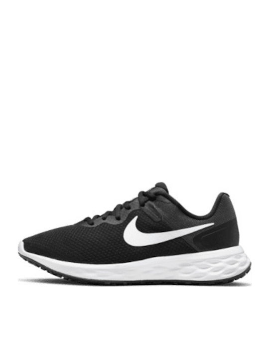 Nike Revolution 6 Γυναικεία Αθλητικά Παπούτσια Running Μαύρα