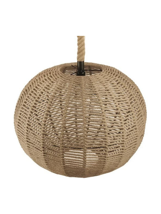 GloboStar Litton Ceiling Light Beige Grid with E27 Socket 60x45x45cm