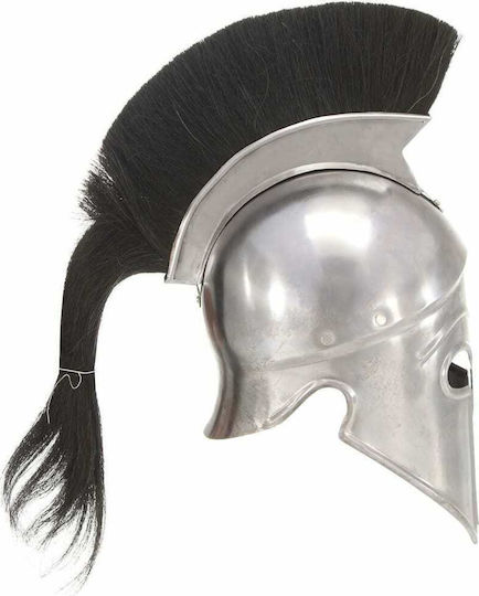 De carnaval Cască Argintie din Metal 1buc