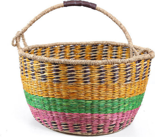 Soulworks Set de coșuri decorative cu mânere Colorat 5buc