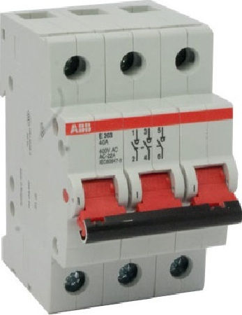 Abb Триполюсен Превключвател На Релса 400V 100A