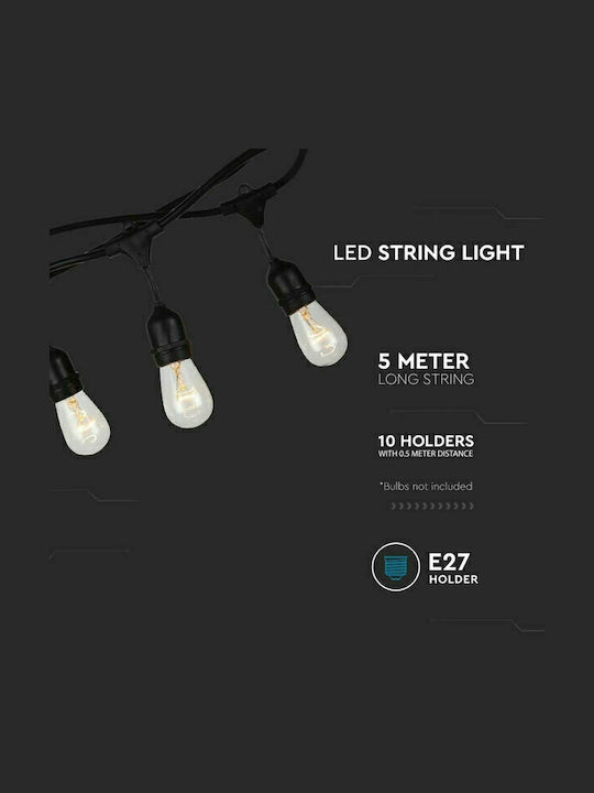 V-TAC Outdoor Light String 5m