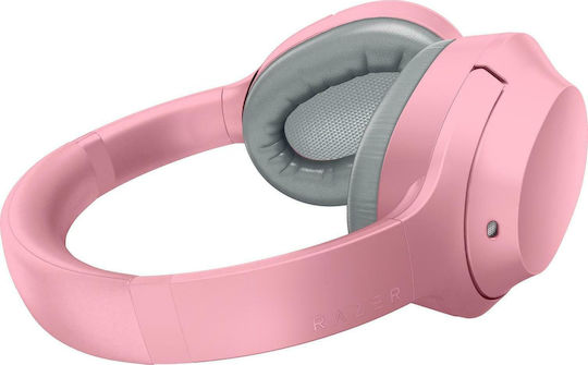 Razer Opus X Ασύρματα / Ενσύρματα Over Ear Ακουστικά με 30 ώρες Λειτουργίας Ροζ