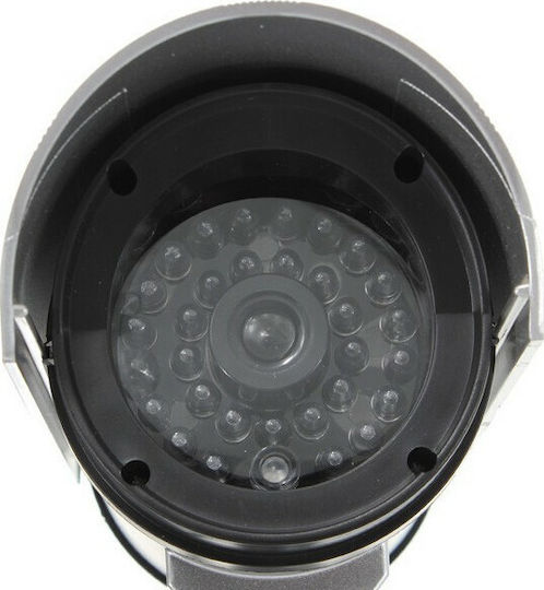 Factory Dummy με Led IR-003 Dummy Surveillance Bullet Camera Silver