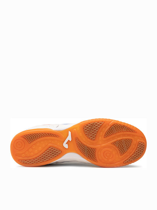 Joma Top Flex Ποδοσφαιρικά Παπούτσια Σάλας IN Λευκά