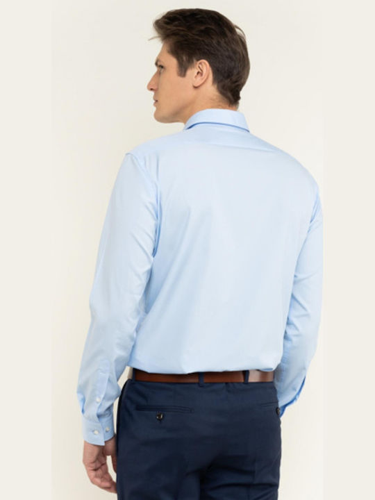 Hugo Boss Eliott Cotton Shirt Light Blue