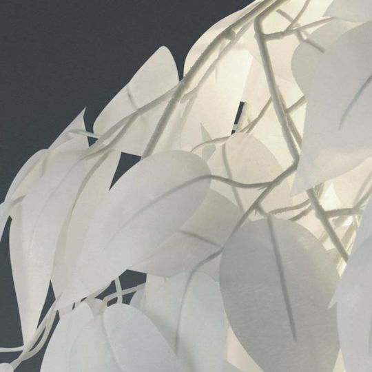 Trio Lighting Ρυθμιζόμενο Κρεμαστό Φωτιστικό Λευκό Καμπάνα με Ντουί E27 38εκ.