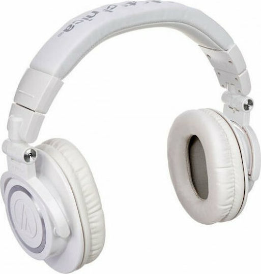 Audio Technica ATH-M50x Жични Over Ear Слушалки Бели