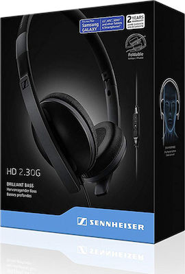 Sennheiser HD 2.30G Verkabelt Am Ohr Gelegentliche Nutzung Kopfhörer Schwarz