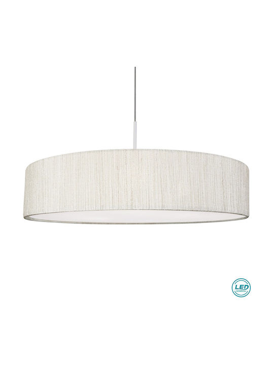 Nowodvorski Turda Pendant Light Beige with Socket E27 50cm