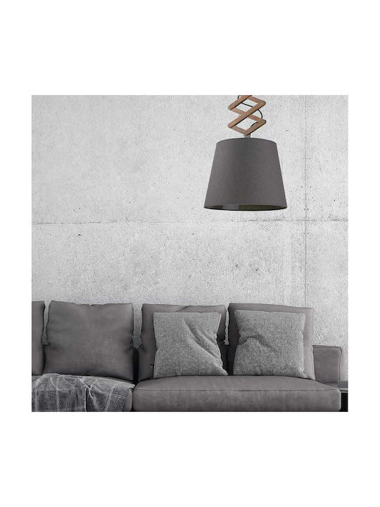 Nowodvorski Tosca M Pendant Light Single-Light for Socket E27 Gray