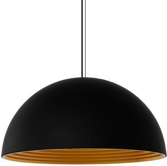 GloboStar Medea Ceiling Light Gold Bell with E27 Socket 60x30x30cm