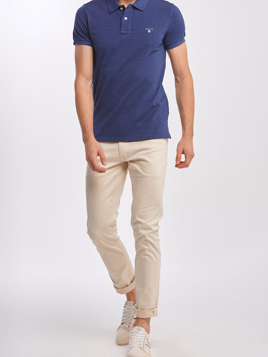 Polo Kurzarmbluse Blue