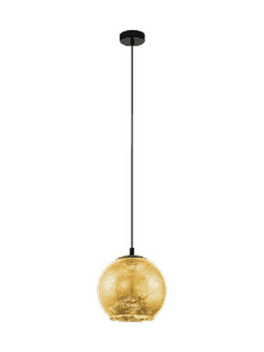 Eglo Albaraccin Pendant Light Yellow with Socket E27