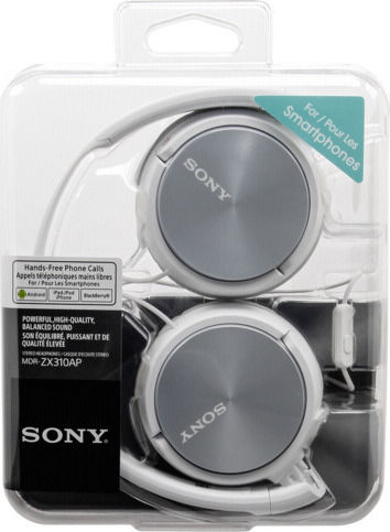 Sony MDR-ZX310AP Kabelgebunden Am Ohr Kopfhörer Weiß