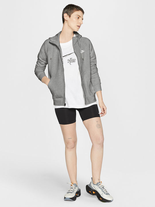 Sportswear Essentials Women's Sweatshirt Jacket Hooded Gray