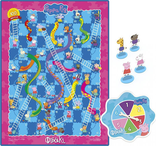 Board Game Snakes And Ladders Peppa Pig for 2-4 Players 3+ Years Old (EN) Hasbro