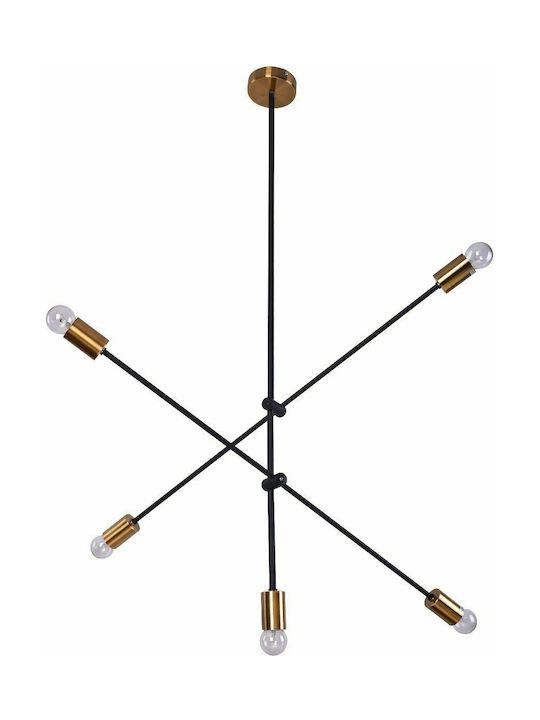 Home Lighting Cody Lustră Candelabru pentru 5 becuri E27 Bronz