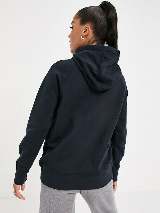 Rival Damen Sweatshirt Kapuzen Schwarz