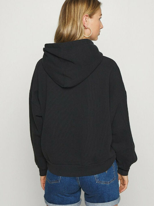 Standard Long Women's Sweatshirt Hooded Caviar