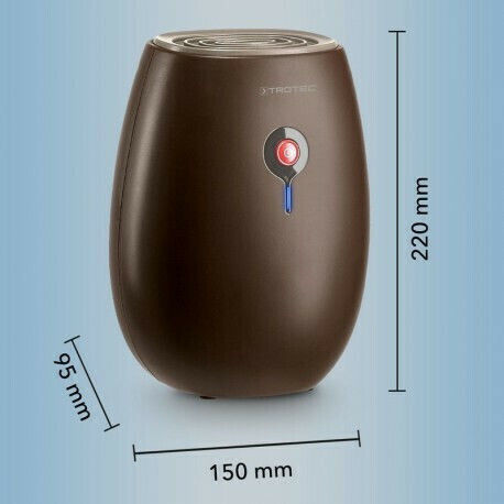 Trotec TTP 1 E Thermoelektrisch (Peltier) Luftentfeuchter 0.22lt Braun