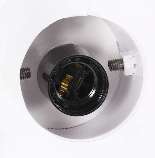 vidaXL Pendant Light White with Socket E27 101x24cm