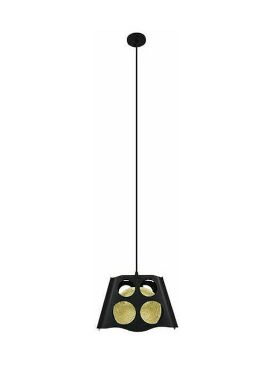 GloboStar Carter Pendant Light Black with Socket E27 28x28x22cm