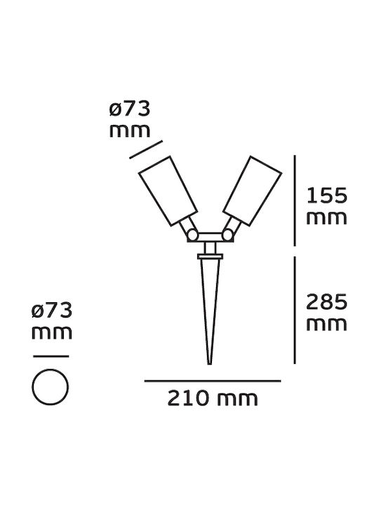VK Lighting LED-Leuchte Eingesteckt 56610-003639