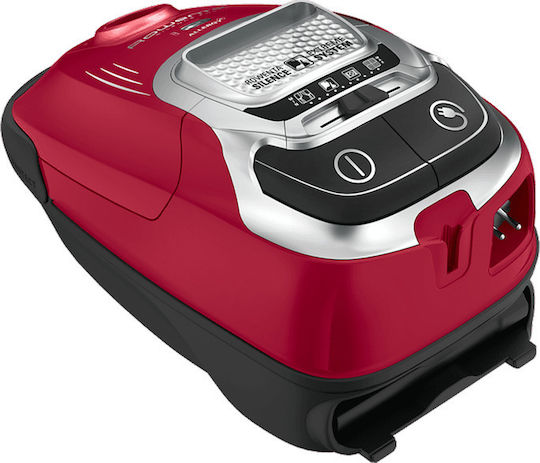 Rowenta Silence Force Allergy+ Ηλεκτρική Σκούπα 400W με Σακούλα 4.5lt Κόκκινη