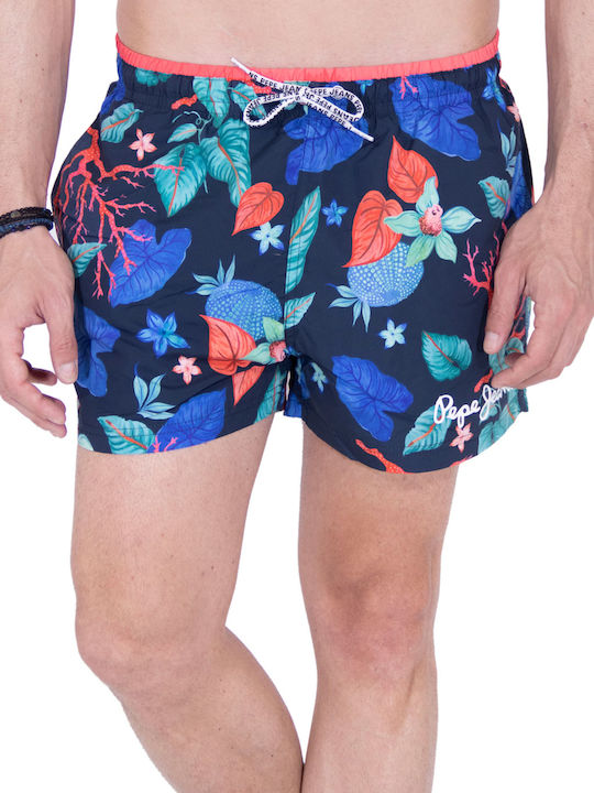 Dubar Men's Swimwear Shorts Indigo Floral