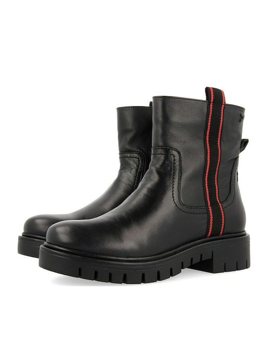Ghete dama de piele Negru