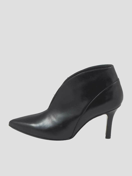 Women's Patent Leather Ankle Boots Black