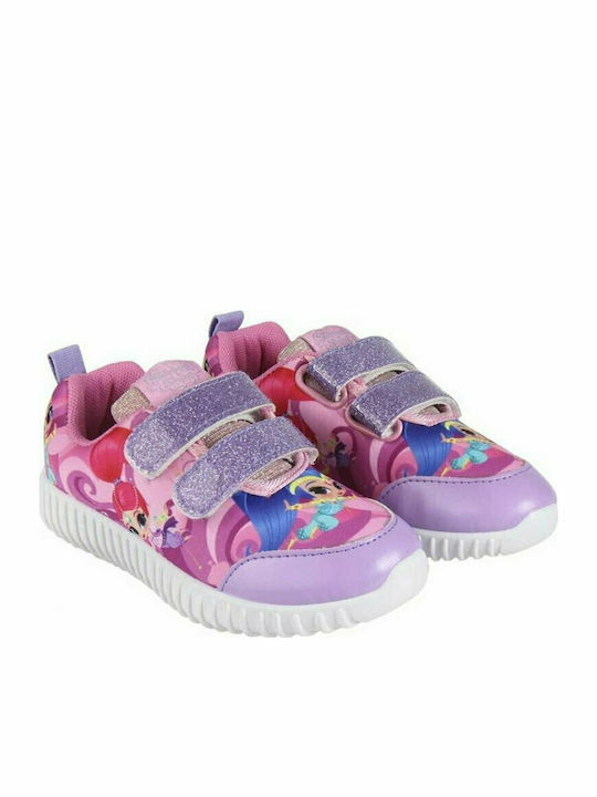 Nickelodeon Kids Sneakers with Scratch Pink