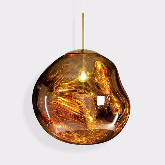 Hatzipantos Stores Pendant Light Gold with Socket E27 25cm